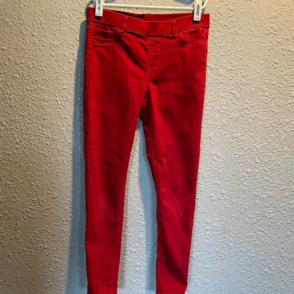 *3/$30* Girl's Size 8 Red Skinny Jeans